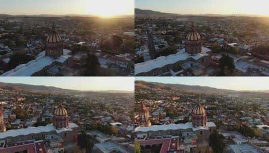 墨西哥建筑航拍高清在线视频素材下载
