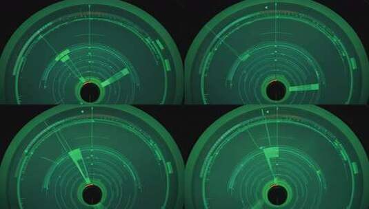 雷达仪表图 科技科幻转场背景开场素材高清在线视频素材下载