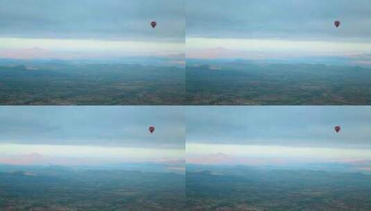 孤独的热气球高清在线视频素材下载
