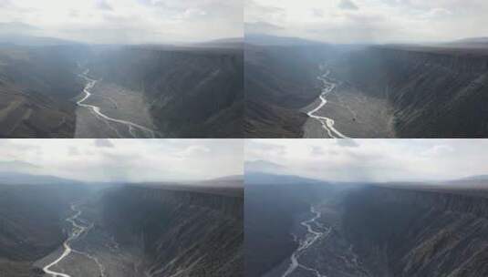 安集海大峡谷高清在线视频素材下载