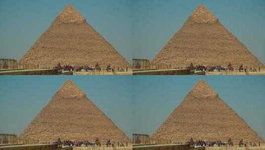埃及的胡夫金字塔高清在线视频素材下载