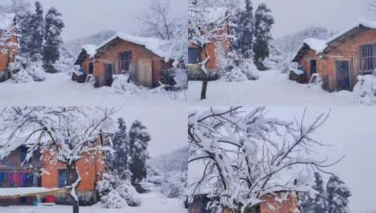 自然风景，云喜欢风的说走就走，治愈系雪景高清在线视频素材下载