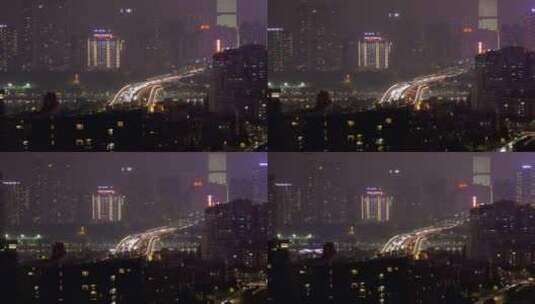广州城市景观与交通高清在线视频素材下载