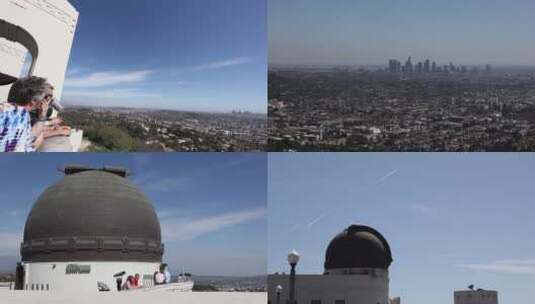 俯瞰洛杉矶高清在线视频素材下载