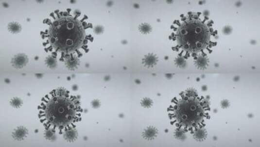 病毒原子高清在线视频素材下载
