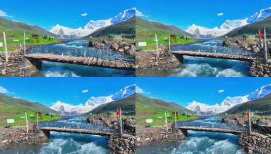 西藏那曲萨普神山——航拍高清在线视频素材下载