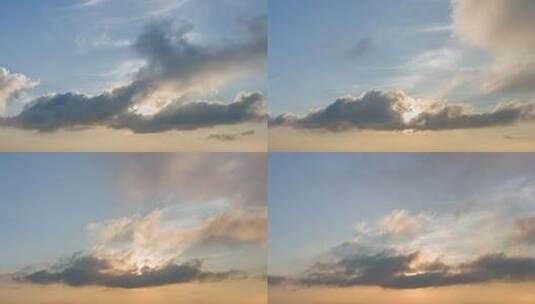 云和日落高清在线视频素材下载