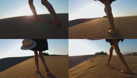 沙漠漫步高清在线视频素材下载