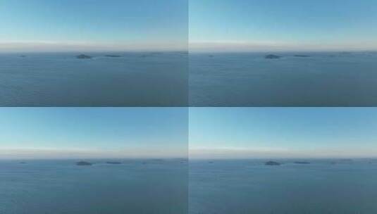 大海航拍飞向大海天空海洋风景唯美大海风景高清在线视频素材下载