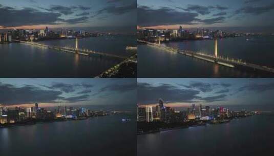 杭州奥体滨江大金球洲际酒店高清在线视频素材下载