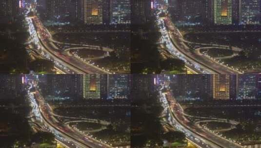 大桥公路交通城市景观高清在线视频素材下载