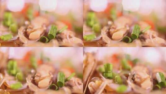 美食锡纸海鲜蛏子花蛤 (14)高清在线视频素材下载