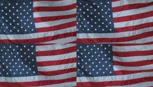 美国国旗特写高清在线视频素材下载
