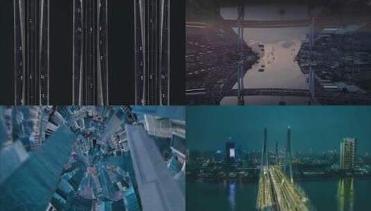 广州洛溪大桥高清在线视频素材下载
