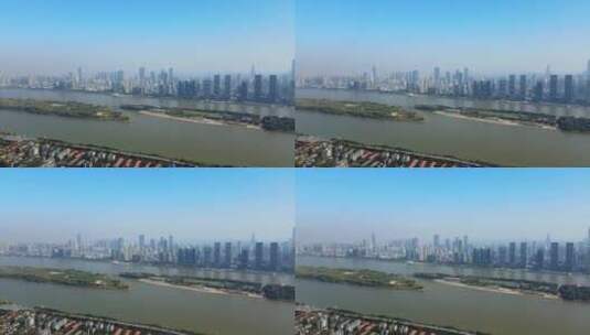长沙湘江城市风光高清在线视频素材下载