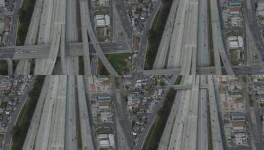城市的大道和桥梁_航拍高清在线视频素材下载