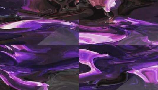 紫色竖屏抽象色彩流动高清在线视频素材下载