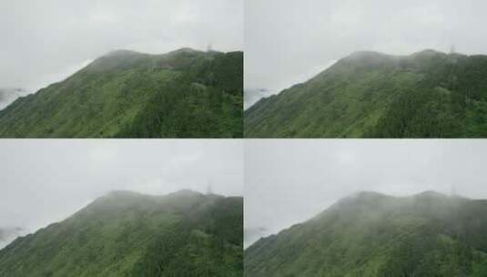 南岳衡山自然风光航拍高清在线视频素材下载