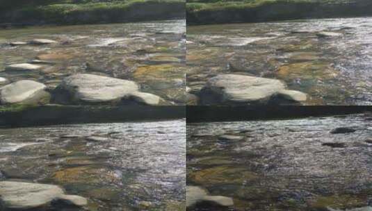 生态河水水流高清在线视频素材下载