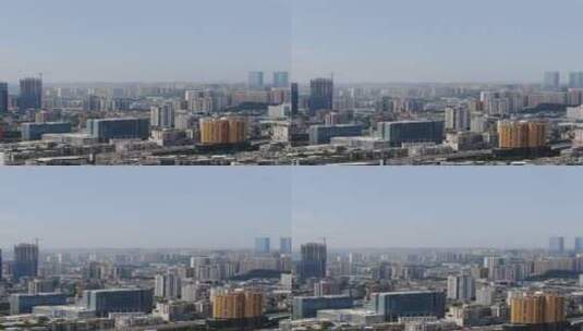 城市航拍贵州贵阳城市蓝天白云天际线高清在线视频素材下载