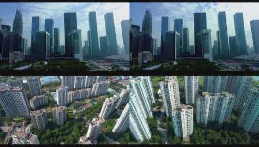 深圳航拍城市风景延时风景宣传片 (1)高清在线视频素材下载