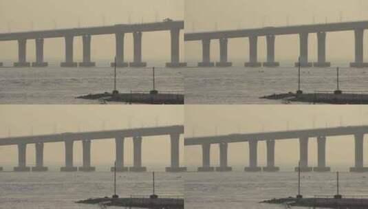 东海大桥高清在线视频素材下载