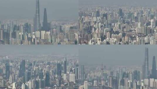 上海城市航拍合集2高清在线视频素材下载