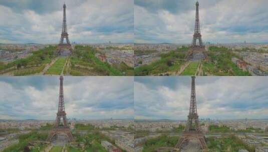 法国巴黎埃菲尔铁塔爱情与浪漫的永恒象征高清在线视频素材下载