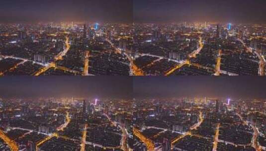 天津城市夜景高清在线视频素材下载