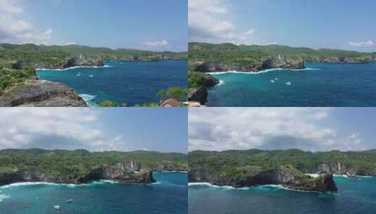 印度尼西亚-巴厘岛-佩尼达岛-海岛高清在线视频素材下载