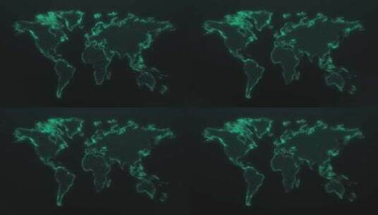 数字世界地图高清在线视频素材下载