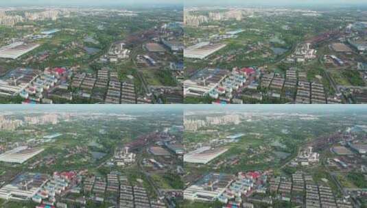 航拍衡阳城区高清在线视频素材下载