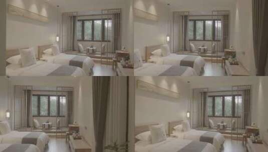 「有版权」原创LOG名宿酒店空镜4K-3高清在线视频素材下载