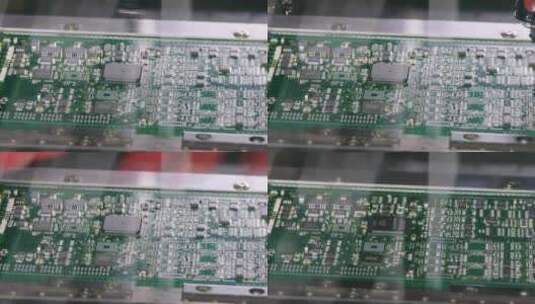 SMT Machine的印章和芯片放置高清在线视频素材下载