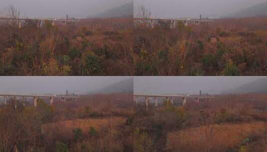 河北 石家庄 井陉县 道路 交通 秋天高清在线视频素材下载