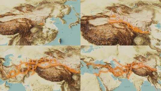 4k古丝绸之路视频高清在线视频素材下载