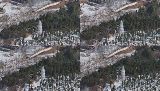 三门峡熊耳山空相寺高清在线视频素材下载