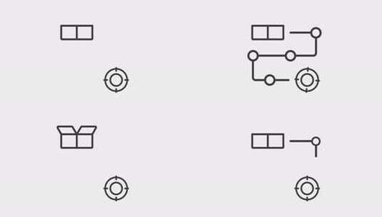 产品路线图线动画高清在线视频素材下载