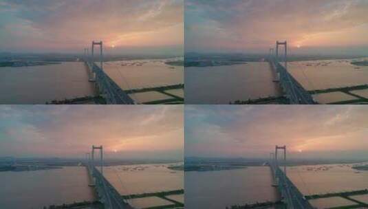 广州南沙大桥-2高清在线视频素材下载