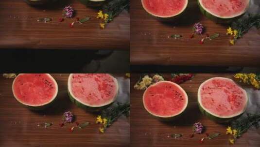 西瓜水果夏天夏季 (13)高清在线视频素材下载