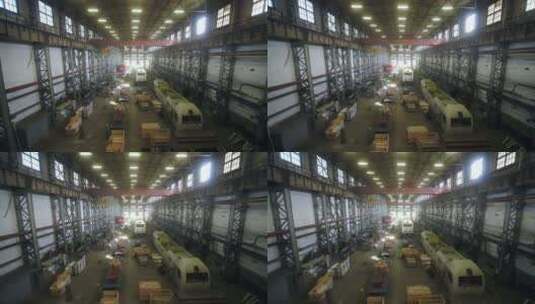 工厂机车高清在线视频素材下载