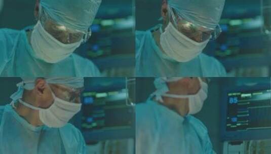 外科医生在做手术高清在线视频素材下载