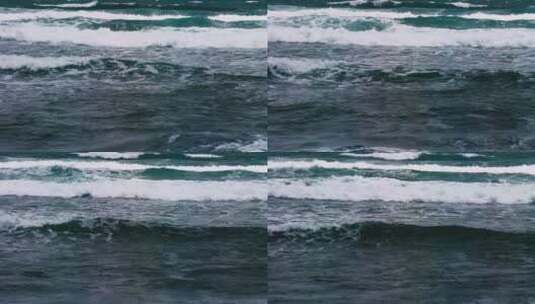 波浪在海洋上翻腾 高清在线视频素材下载
