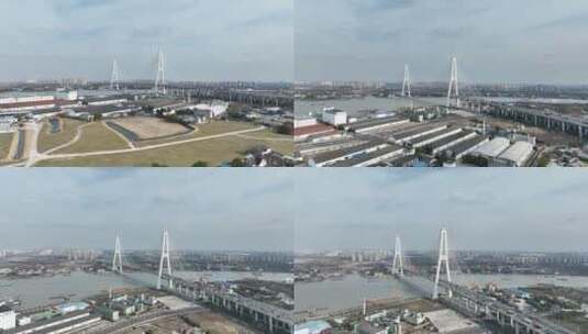 上海粮油仓储中心高清在线视频素材下载