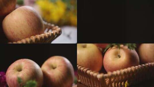 【镜头合集】苹果水果维生素高清在线视频素材下载