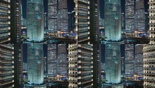 上海陆家嘴中银大厦高清在线视频素材下载