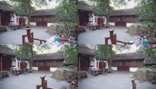 杭州宝石山紫云洞景点视频高清在线视频素材下载