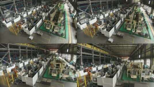 广西南宁南南铝厂区内部航拍高清在线视频素材下载