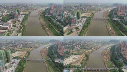 衡阳市蒸水河高清在线视频素材下载