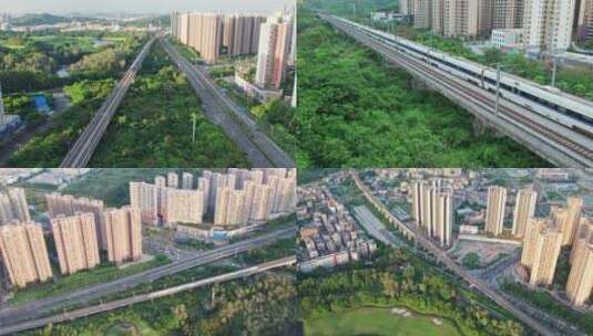 中国速度 复兴号动车 高速铁路高清在线视频素材下载